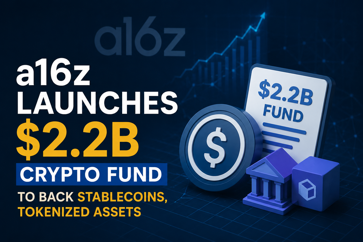 a16z $2.2B Crypto Fund Targets Stablecoins Boom